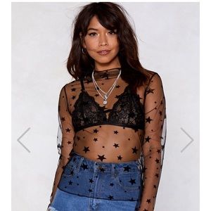 Starry mesh top
